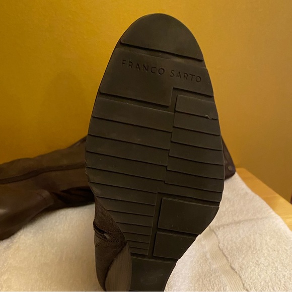 Franco Sarto, brown knee high, wedge boots! - Picture 2 of 4